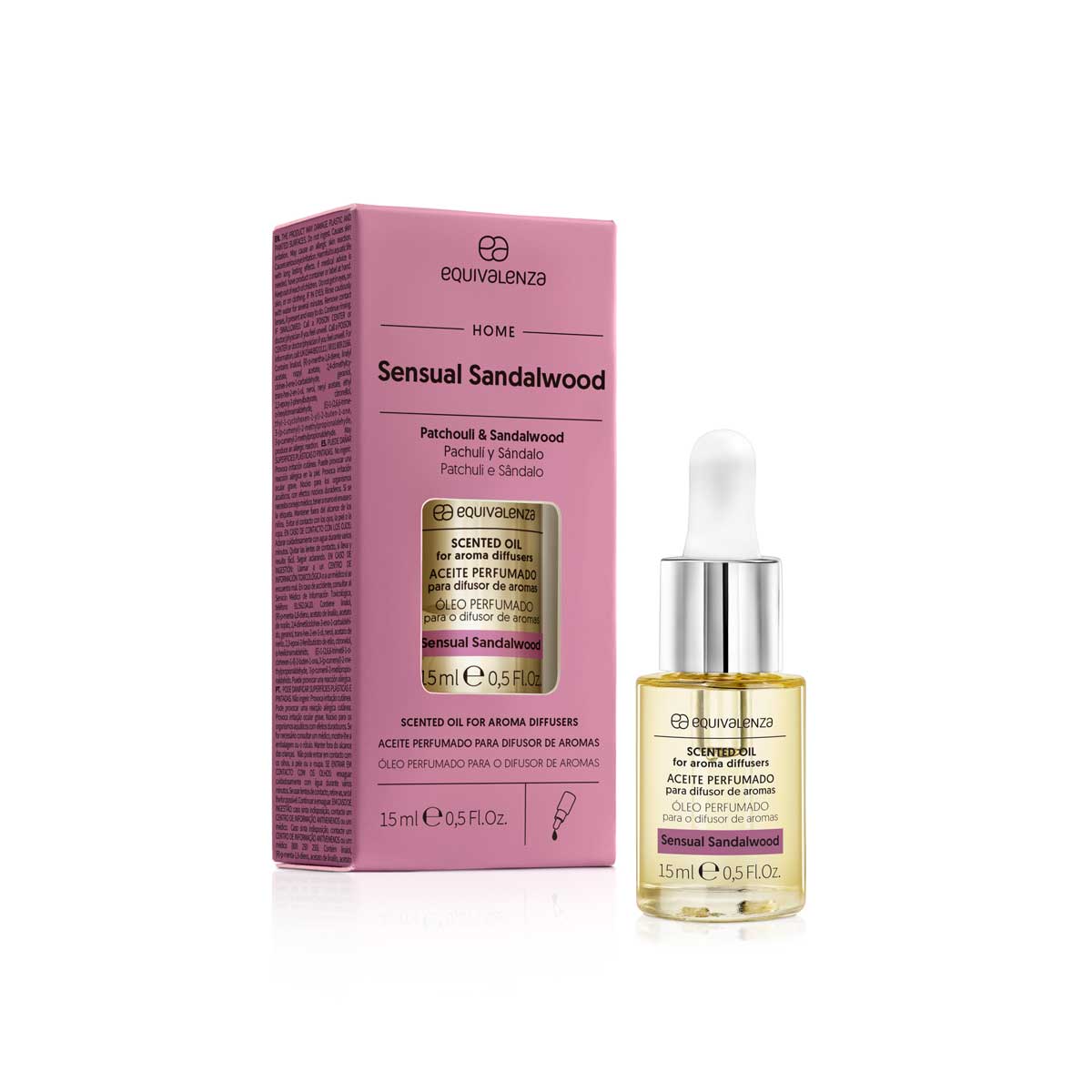 Óleo perfumado hidrossolúvel Sensual Sandalwood (patchouli e sândalo)